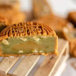 White Lotus and Pandan Paste Moon Cake