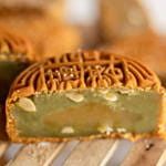 White Lotus and Pandan Paste Moon Cake