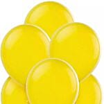 Yellow Helium Balloons