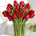 20 Red Tulip Arrangement