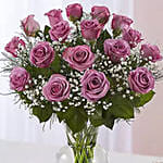 Bunch of 20 Light Purple Roses