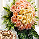 Bunch Of Roses and Dry Fruits Combo