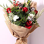 Elegant Jute Wrapped Flowers