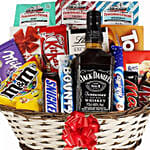 Exotic Snacks & Whiskey Hamper