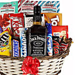 Exotic Snacks & Whiskey Hamper