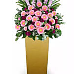 Pink N Purple Flower Stand