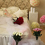 Romantic Decor Bed Full of Flowers