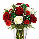 Xmas Roses Vase