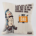 Love You Dad Personalised Mug & Cushion