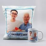 Personalised Cushion & Mug Combo For Papa