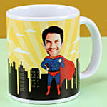 Super Hero Personalised Mug For Dad