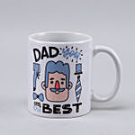 Best Dad Funky Printed Mug & Cushion