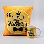 Printed Mug & Cushion For Father's Day
