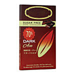 Sugar Free Chocolate Bar 70% Dark