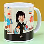 Caricature Personalised Office Mug
