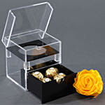 Lovely Yellow Forever Rose With Rocher