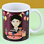 Personalised Birthday Caricature Mug