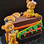 Teddy Bear Vanilla Cake