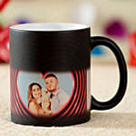 Personalised Heart Effect Magic Mug