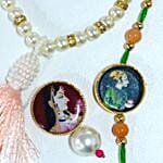 Pearly Designer Lumba Rakhi Set
