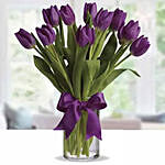 Purple Tulips & Dark Chocolate Bar
