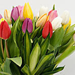 Vibrant Tulips Bunch & Sugar Free Truffles
