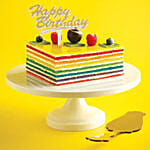 Happy Birthday Zesty Rainbow Cake