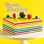 Happy Birthday Zesty Rainbow Cake