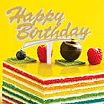 Happy Birthday Zesty Rainbow Cake