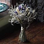 Bridal Blue Dried Flower Mini Posy