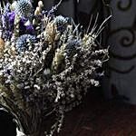 Bridal Blue Dried Flower Mini Posy