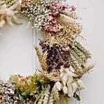 Cottage Garden Dried Flower Grand Wreath