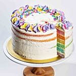 Rainbow Vanilla Bean Cake 5 inches