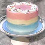 Delightful Vanilla Ombre Cake- 6 inches