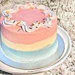 Delightful Vanilla Ombre Cake- 6 inches