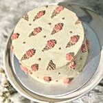 Ice Cream Design Vanilla Cake- 6 inches