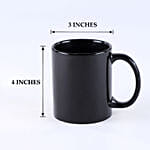 Jade Plant In Personalised Black Mug