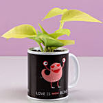 Love Is Bling Money Plant Mug