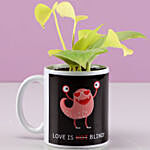 Love Is Bling Money Plant Mug