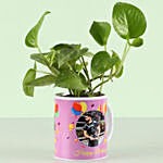 Money Plant In Personalised Birthday Mug