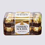 Money Plant Round Vase & Ferrero Rocher