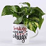 Sending Love Money Plant Mug