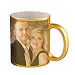 Golden Personalised Couple Mug