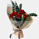 Beautiful 10 Red Roses Bouquet