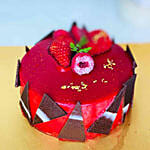 Red 15 Roses Love Bouquet With Mini Cheese Cake