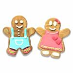 Boy & Girl Gingerbread Cookies For Christmas