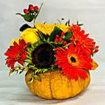 Halloween Assorted Flowers Arrangement