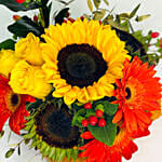 Halloween Assorted Flowers Arrangement