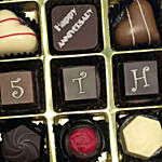 Artistic Happy Birthday Chocolate Box- 6 Pcs