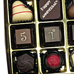 Artistic Happy Birthday Chocolate Box- 6 Pcs